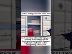 Qu'est-ce qui peut être stocké dans un conteneur de stockage de produits chimiques en extérieur?