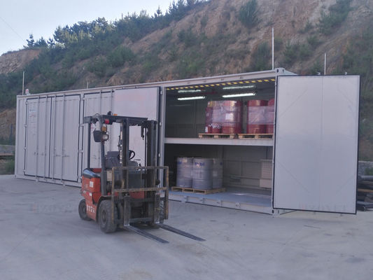 Contenants de stockage Contenants de fret métalliques avec portes d'ouverture latérale