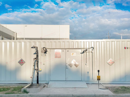 Container à haute capacité d'énergie solaire, porte latérale, conteneur de transport