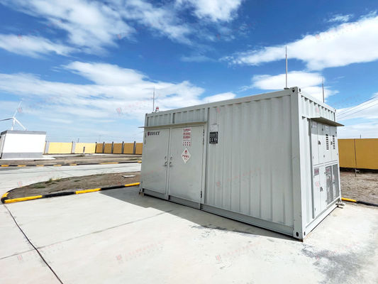 Contenant de recharge de batterie extérieur personnalisé Matériau résistant au feu de haute résistance et système de contrôle de température intelligent