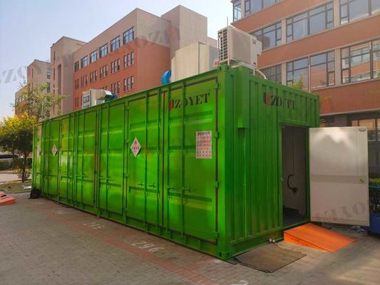 Containers de fret métalliques personnalisés spacieux Q235B / SPHC