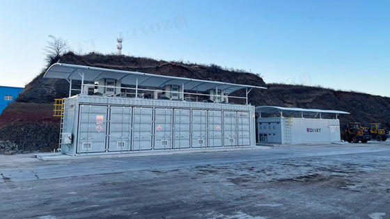 Solution de stockage personnalisée pour conteneurs de stockage mobiles transportés