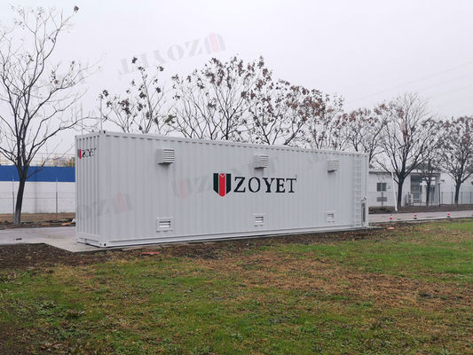 Conteneur de stockage de bouteilles de gaz antidéflagrant extérieur robuste avec surveillance à distance pour les chantiers de construction