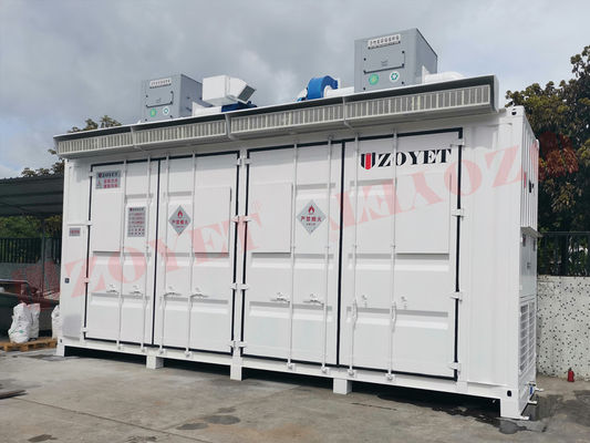 Système de stockage d'énergie Contenant de capacité personnalisée Accessoires de porte personnalisée Couleur