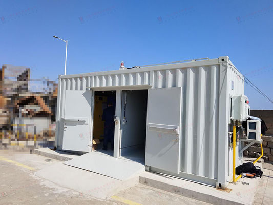 Container d'abri personnalisé Q235B / SPHC ISO Accessoires de capacité personnalisée Porte colorée