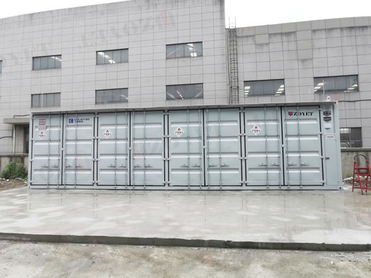 Container de réservoir de bitume de 20 pieds avec système de chauffage pour le transport de l'asphalte