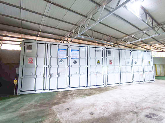 20 pieds chauffage électrique en vrac asphalte bitume stockage conteneur d'expédition fret expéditeur conteneur de transport