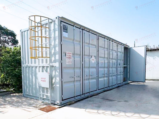 Réservoir de stockage de bitume chauffé ISO Standard de 20 ft avec système de chauffage électrique